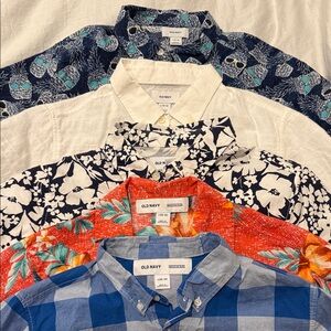 Bundle of 5 Boys Button Down Shirts